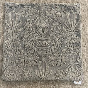 Pottery Barn 22” Gray Pillow Cover